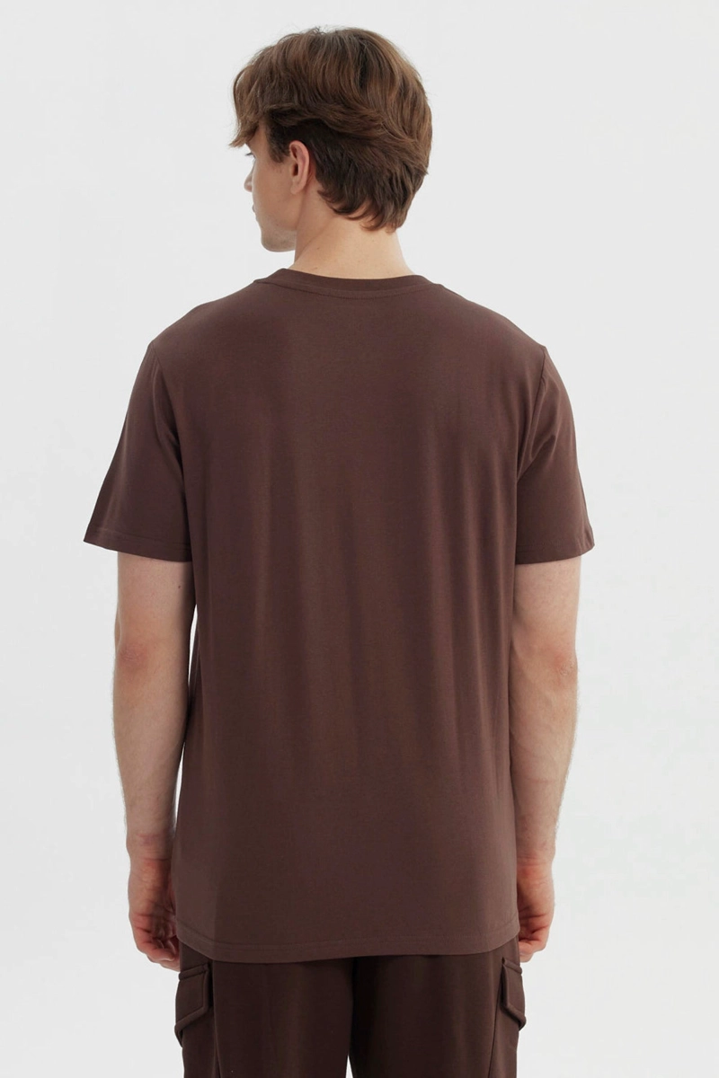 POLERA HOMBRE REGULAR CHOCOLATE - 3