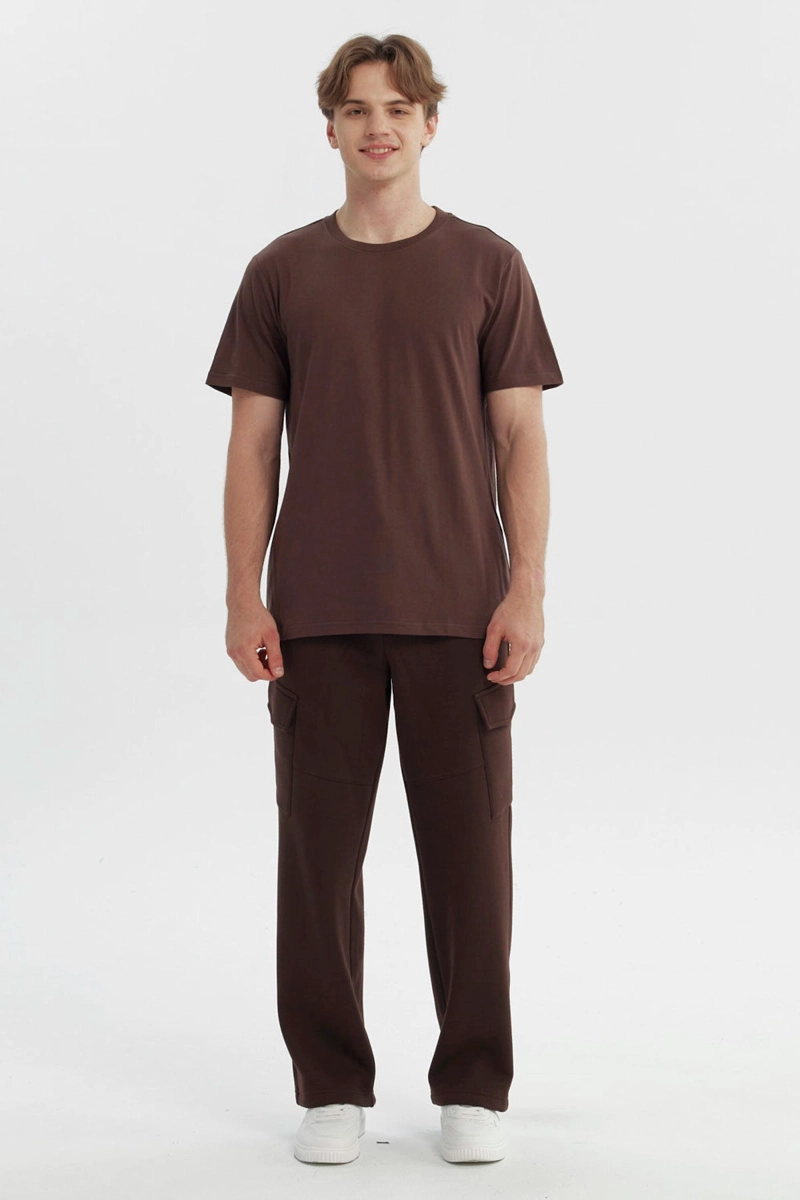 POLERA HOMBRE REGULAR CHOCOLATE - 4