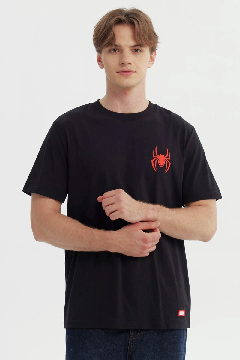 POLERA HOMBRE SPIDERMAN NEGRO - 1