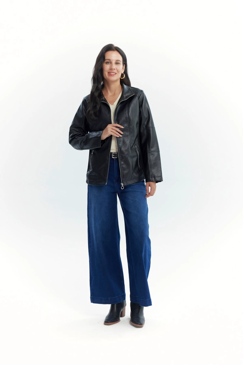 CHAQUETA MUJER REGULAR NEGRO - 4