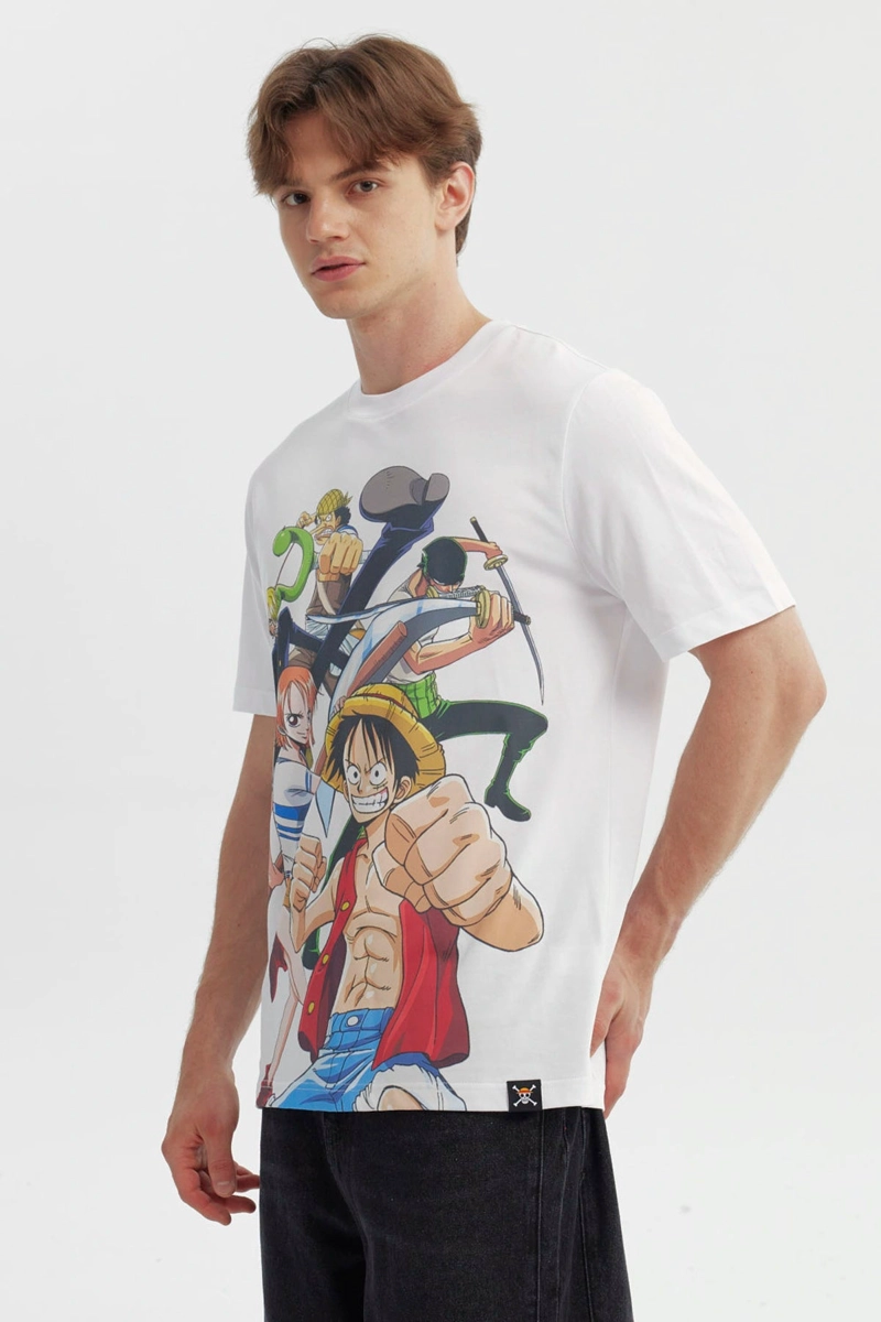 POLERA HOMBRE ONE PIECE BLANCO - 2