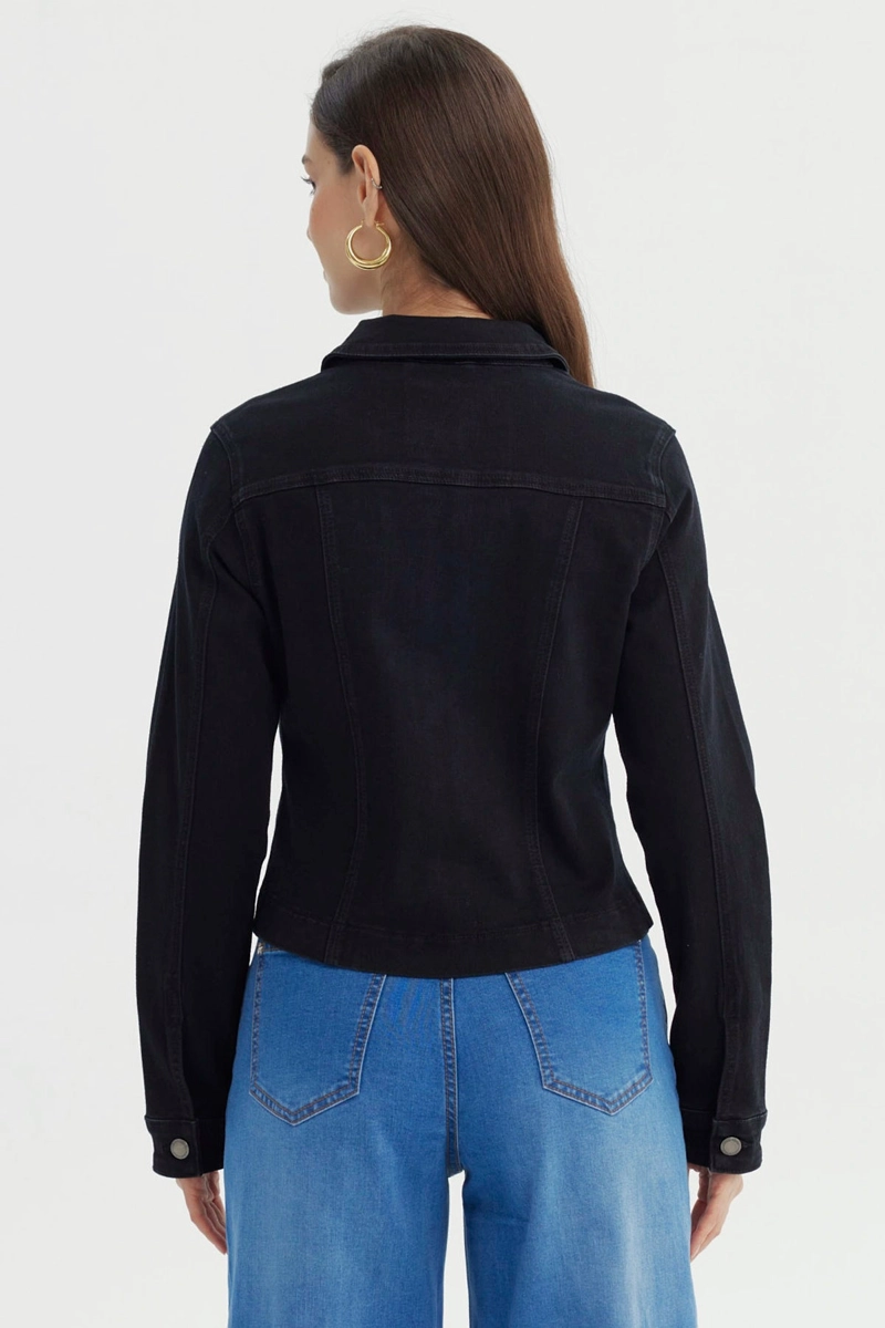 CHAQUETA MUJER CLASICA NEGRO - 3