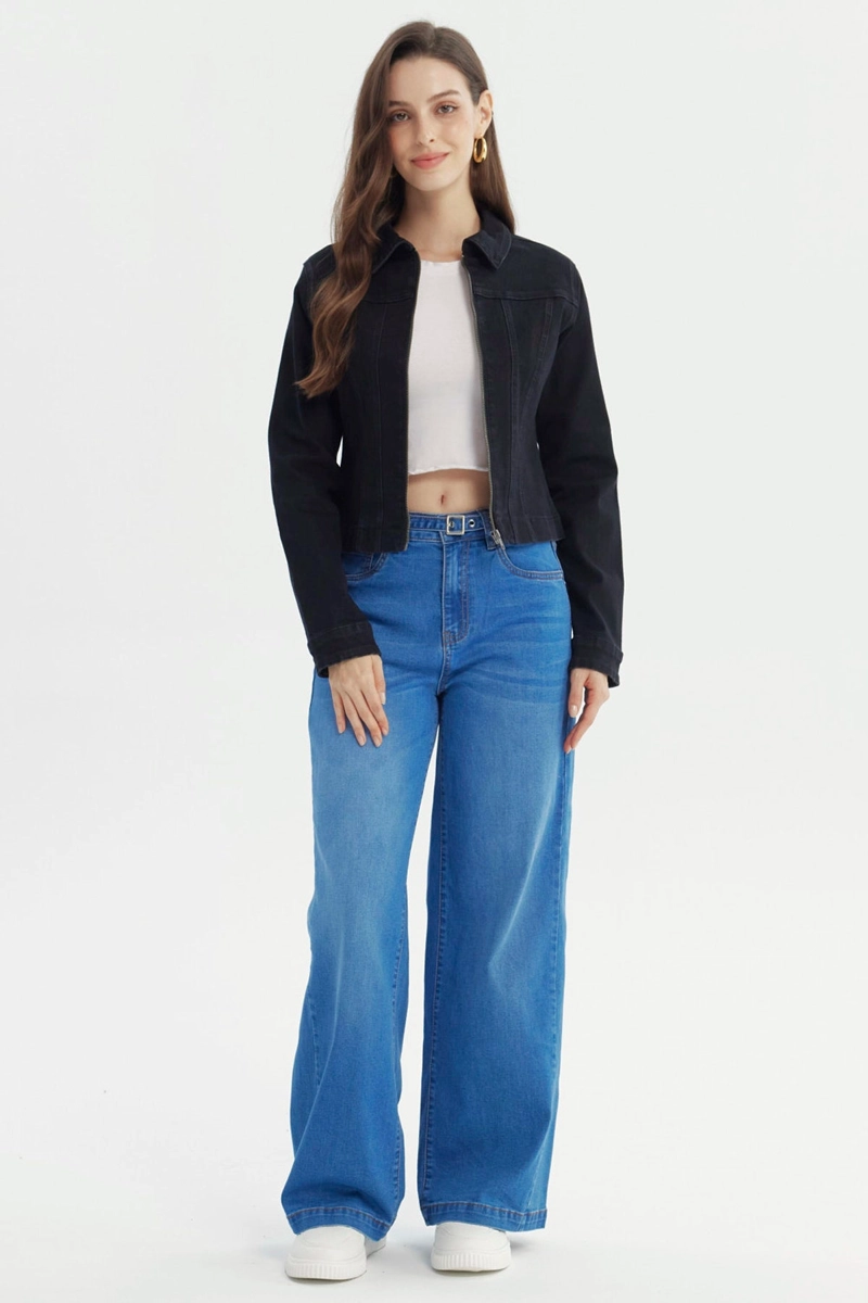 CHAQUETA MUJER CLASICA NEGRO - 4