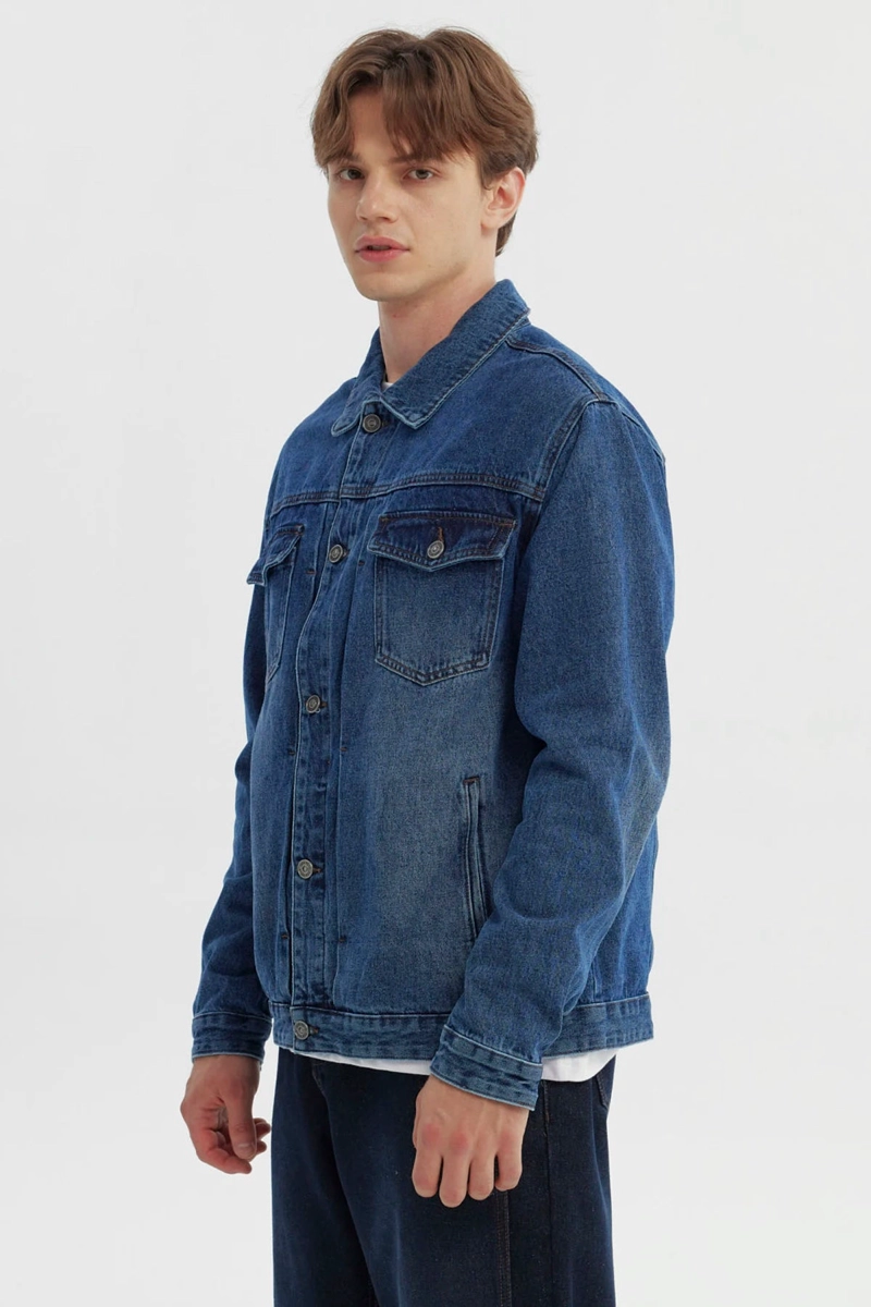 CHAQUETA HOMBRE CLASICA AZUL - 2