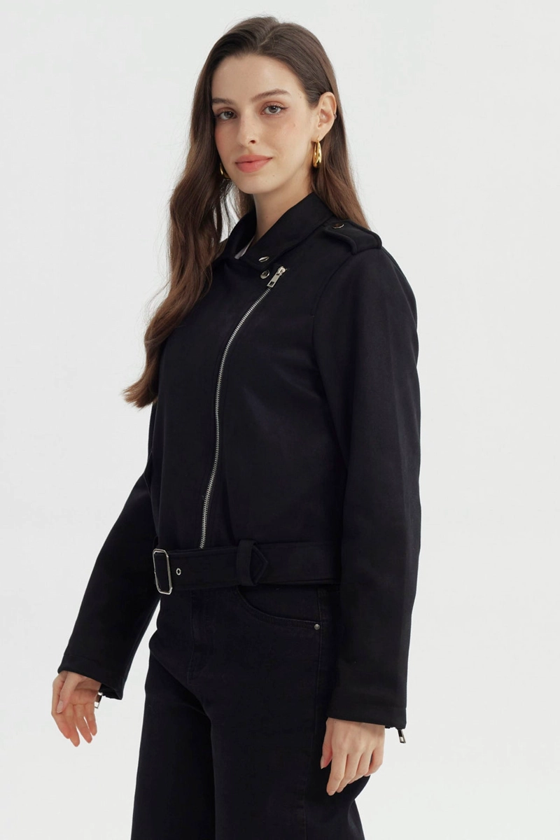 CHAQUETA MUJER REGULAR NEGRO - 2