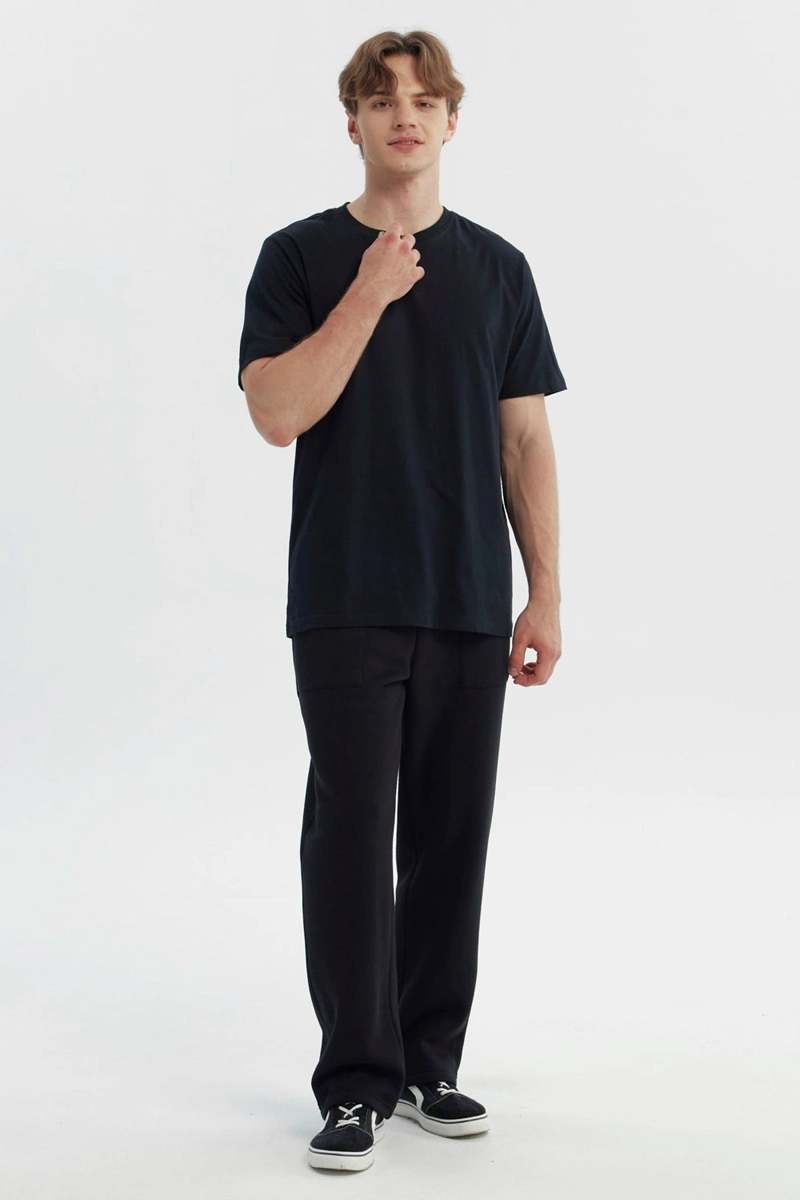 POLERA HOMBRE REGULAR NEGRO - 4