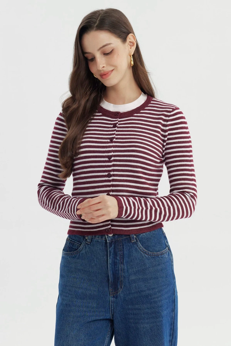 SWEATER MUJER SLIM BURDEO - 1