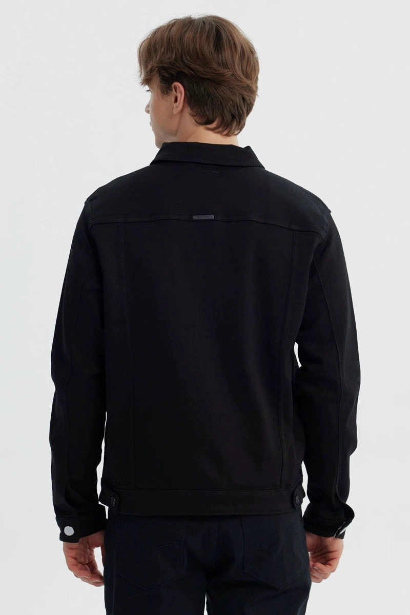 CHAQUETA HOMBRE CLASICA NEGRO - 3