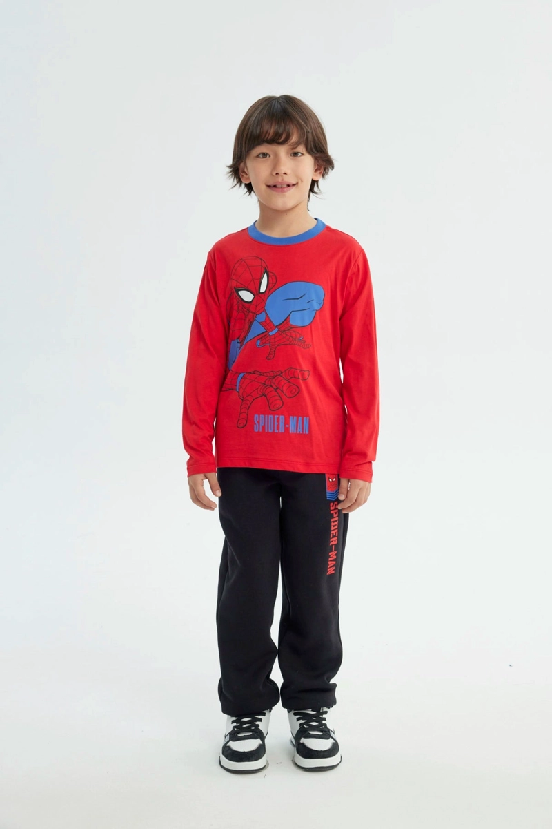 POLERA NIÑO SPIDERMAN ROJO - 4