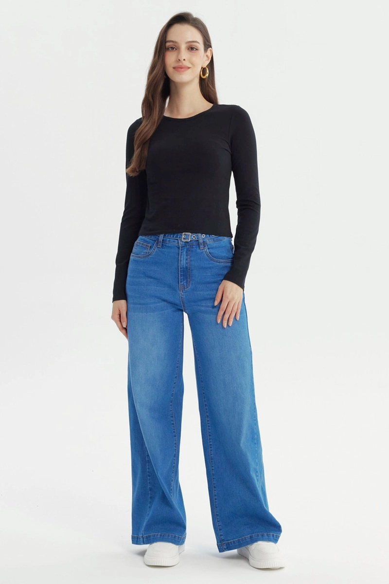 POLERA MUJER SLIM NEGRO - 4