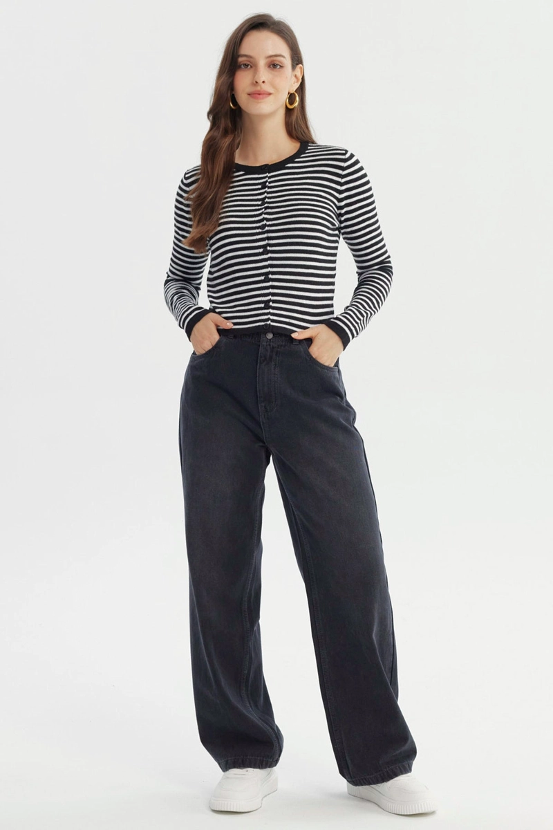 SWEATER MUJER SLIM NEGRO - 4