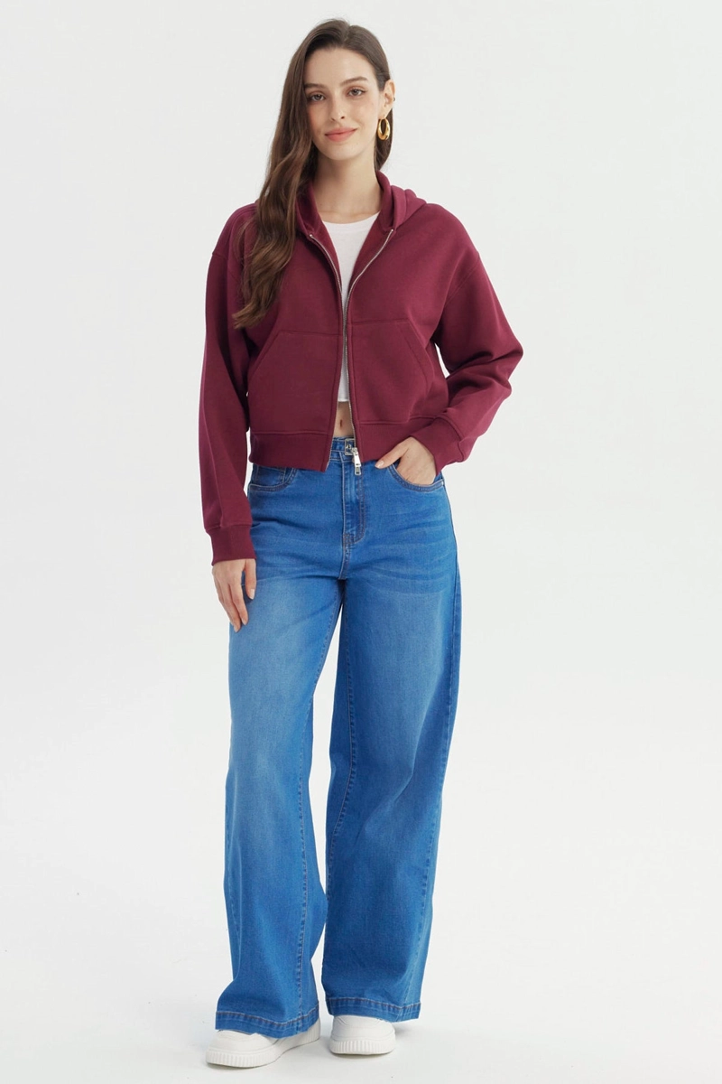 POLERON MUJER CLASSIC BURDEO - 4