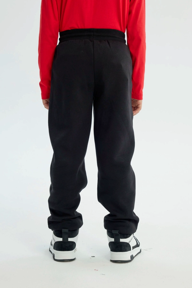 PANTALON BUZO NIÑO PITILLO SPIDERMAN NEGRO - 3