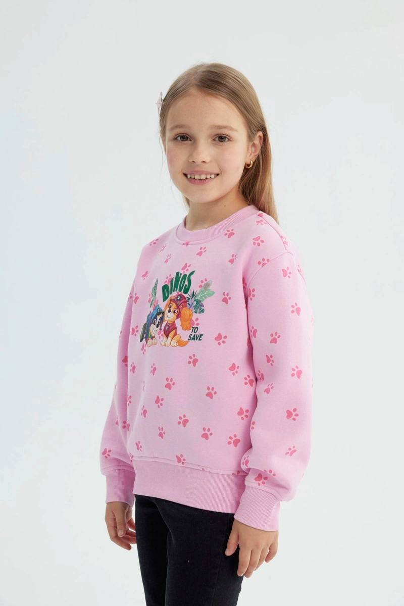 POLERON NIÑA PAW PATROL ROSADO - 2