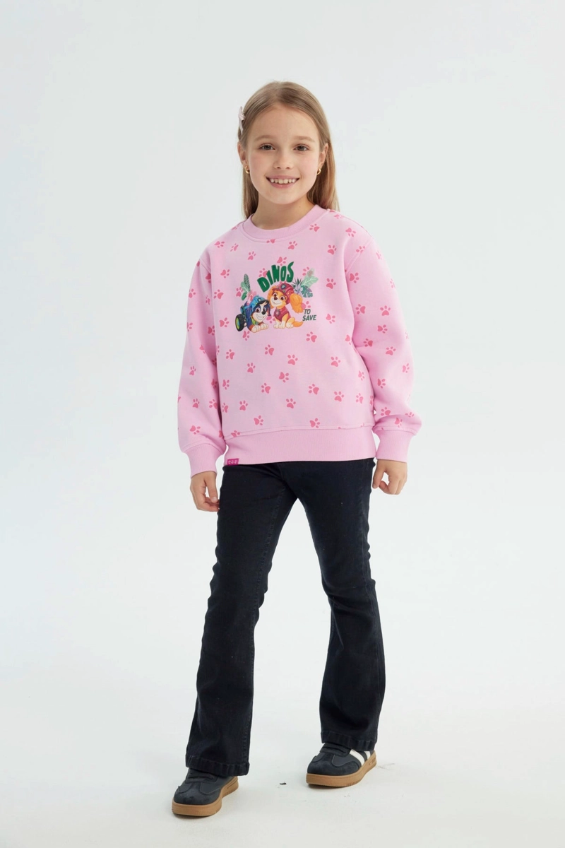 POLERON NIÑA PAW PATROL ROSADO - 4