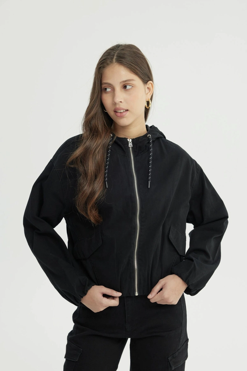 CHAQUETA MUJER CLASSIC NEGRO - 1