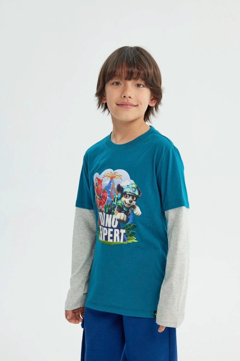 POLERA NIÑO PAW PATROL VERDE - 2