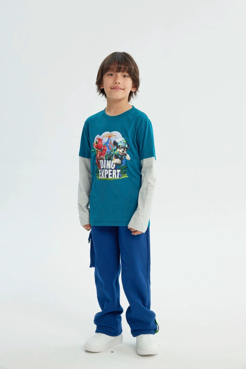 POLERA NIÑO PAW PATROL VERDE - 4