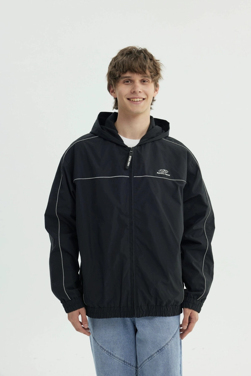 CHAQUETA HOMBRE OVERSIZE NEGRO - 1