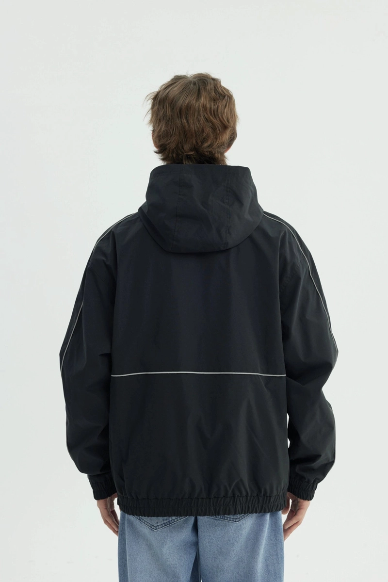 CHAQUETA HOMBRE OVERSIZE NEGRO - 3