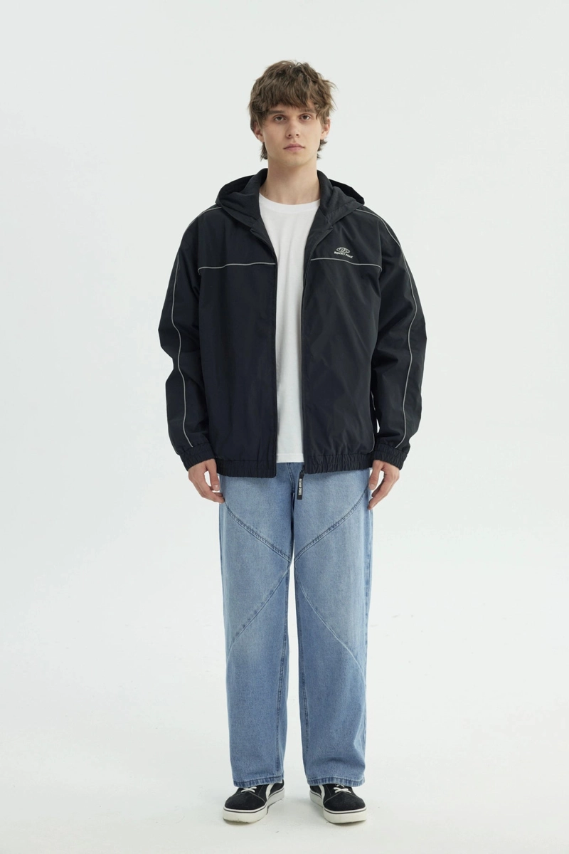 CHAQUETA HOMBRE OVERSIZE NEGRO - 4