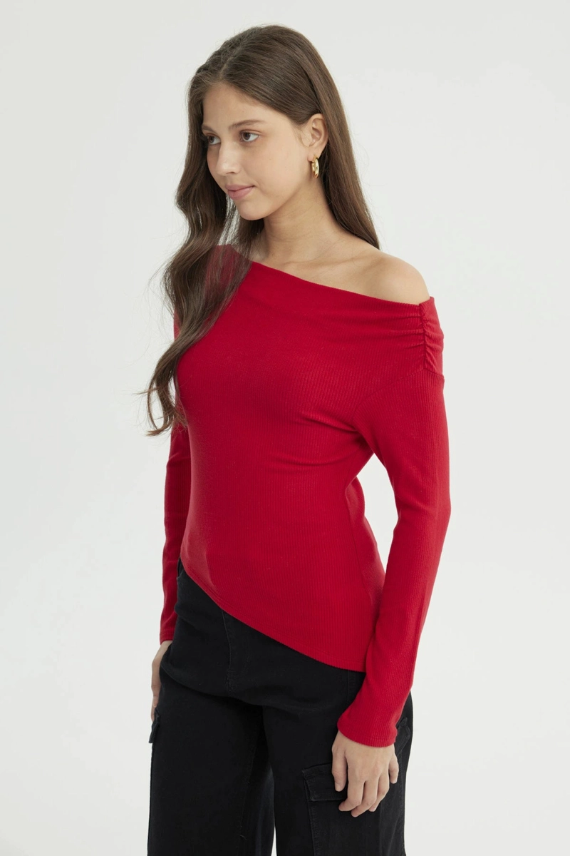 SWEATER MUJER SLIM ROJO - 2