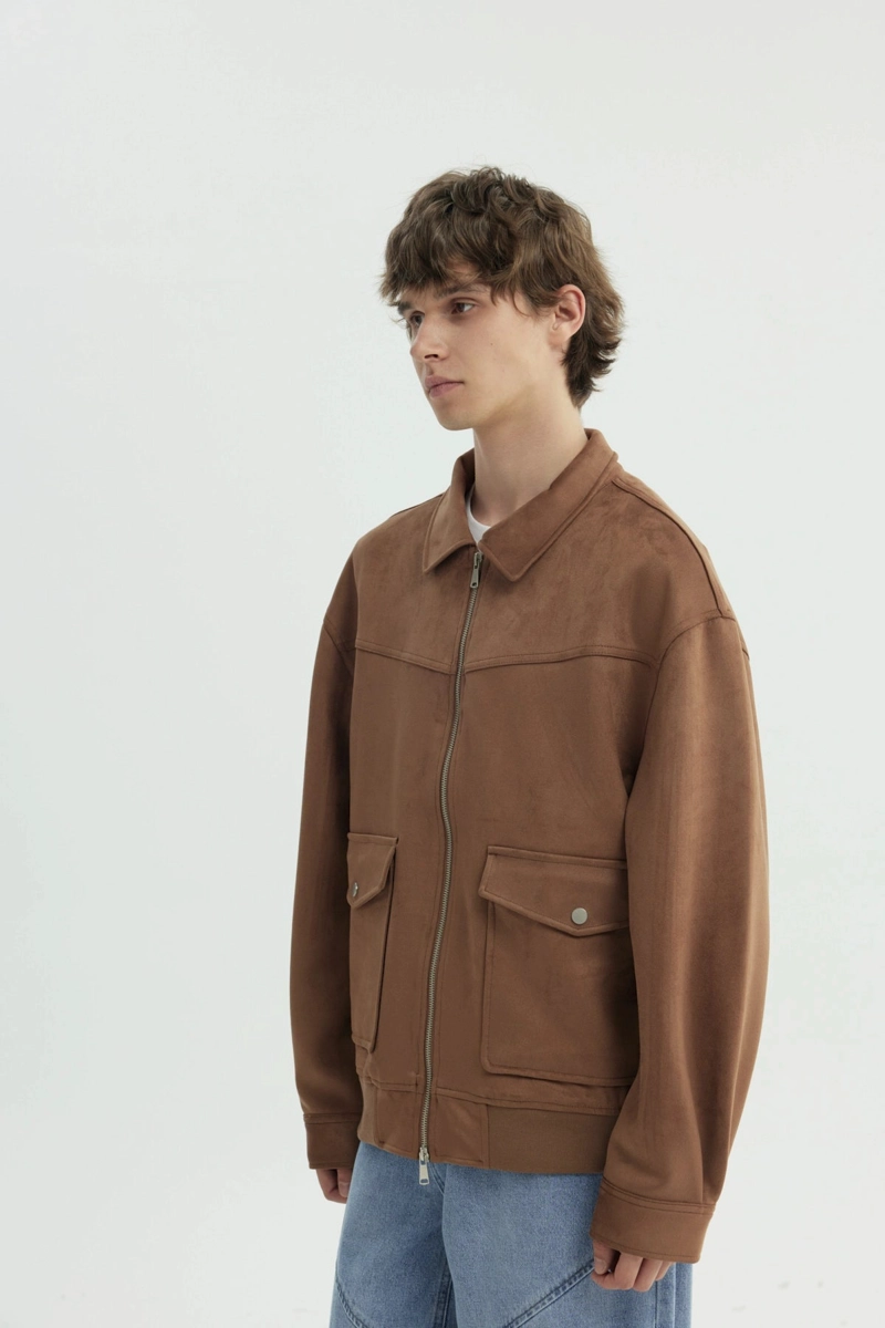 CHAQUETA HOMBRE OVERSIZE CAMEL - 2