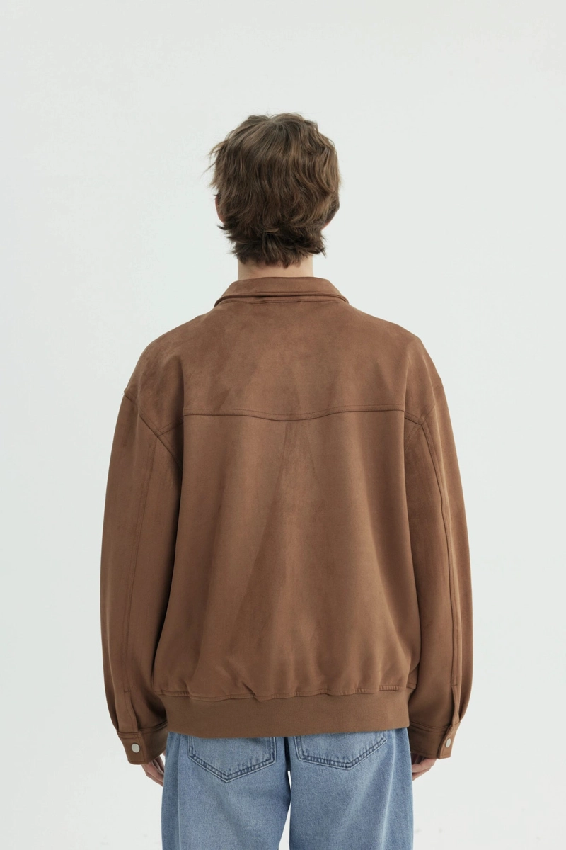 CHAQUETA HOMBRE OVERSIZE CAMEL - 3