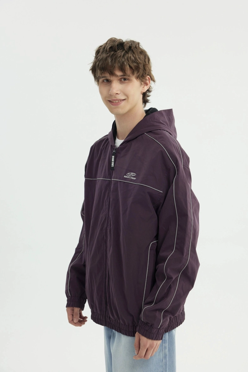 CHAQUETA HOMBRE OVERSIZE MORADO - 2