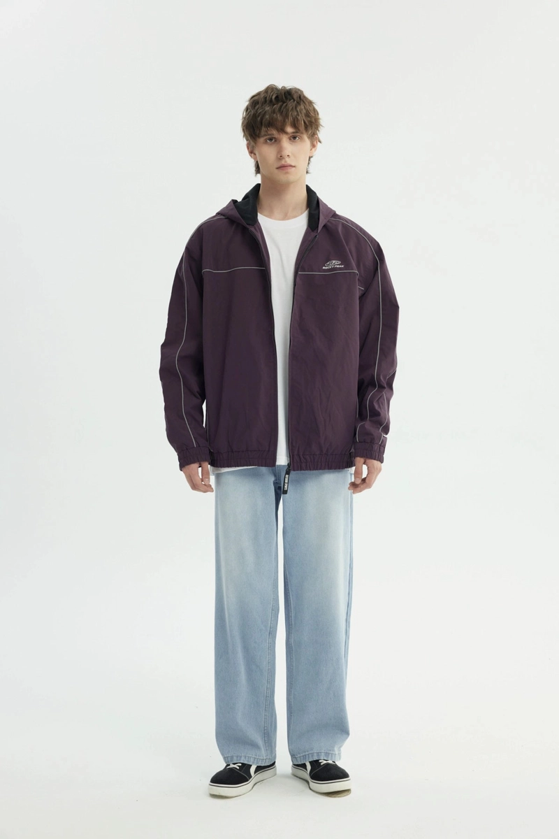 CHAQUETA HOMBRE OVERSIZE MORADO - 4