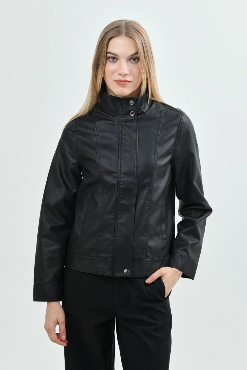 CHAQUETA MUJER CLASSIC NEGRO - 1