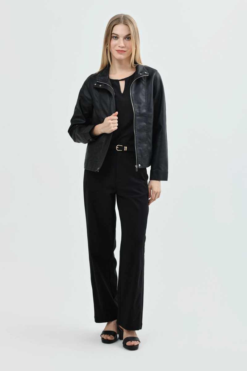 CHAQUETA MUJER CLASSIC NEGRO - 4