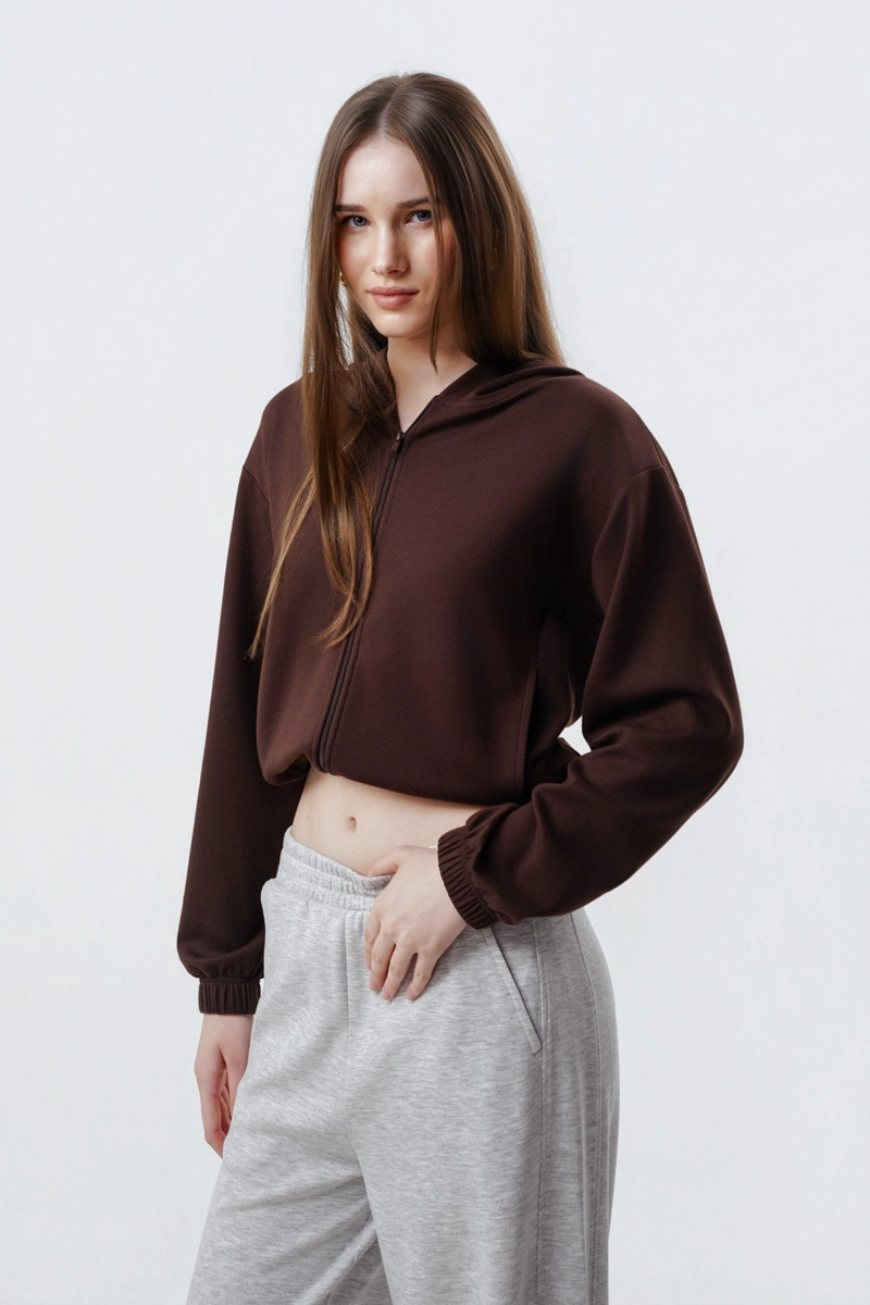 POLERON MUJER CLASSIC CHOCOLATE - 2