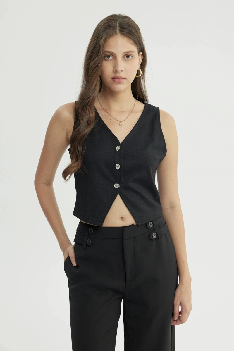 BLAZER MUJER SLIM NEGRO - 1