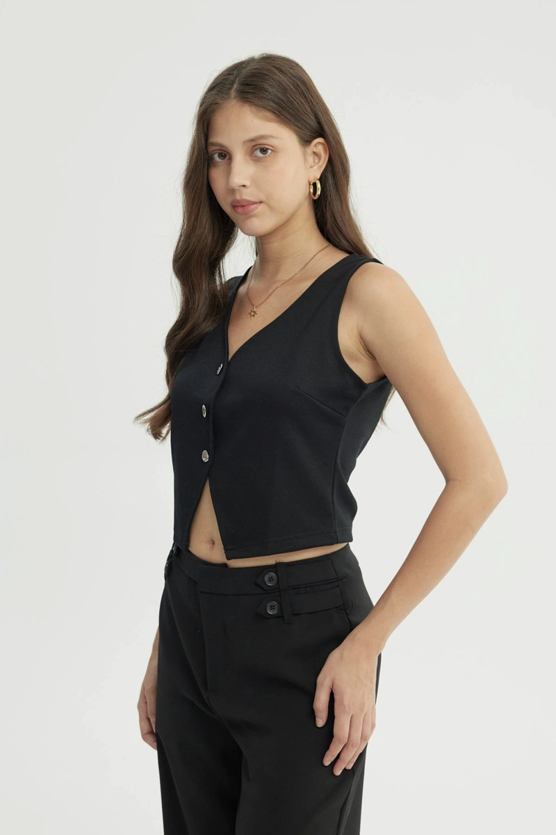 BLAZER MUJER SLIM NEGRO - 2