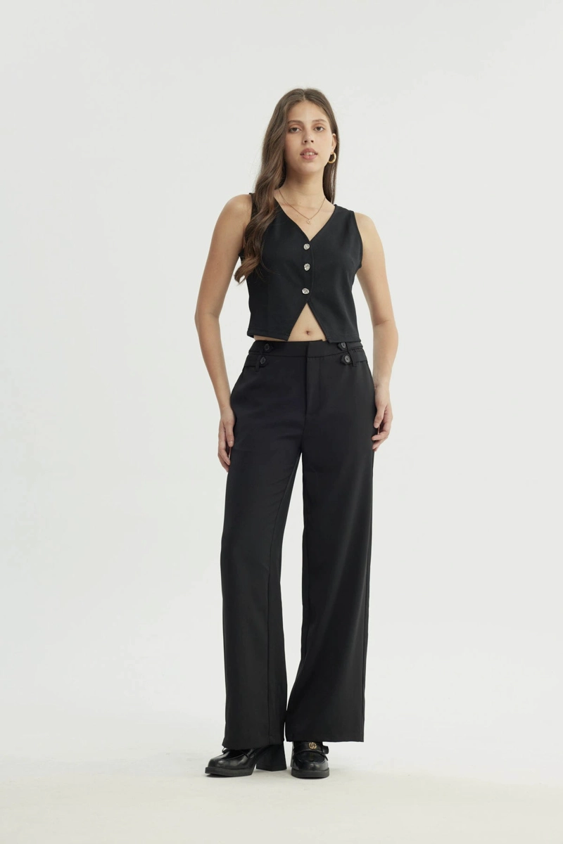 BLAZER MUJER SLIM NEGRO - 4