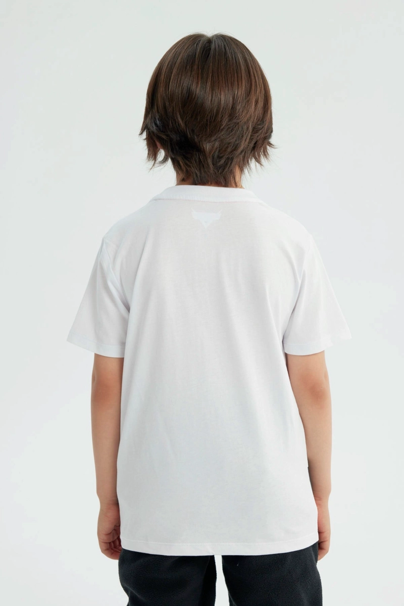 POLERA NIÑO REGULAR CARS BLANCO - 3