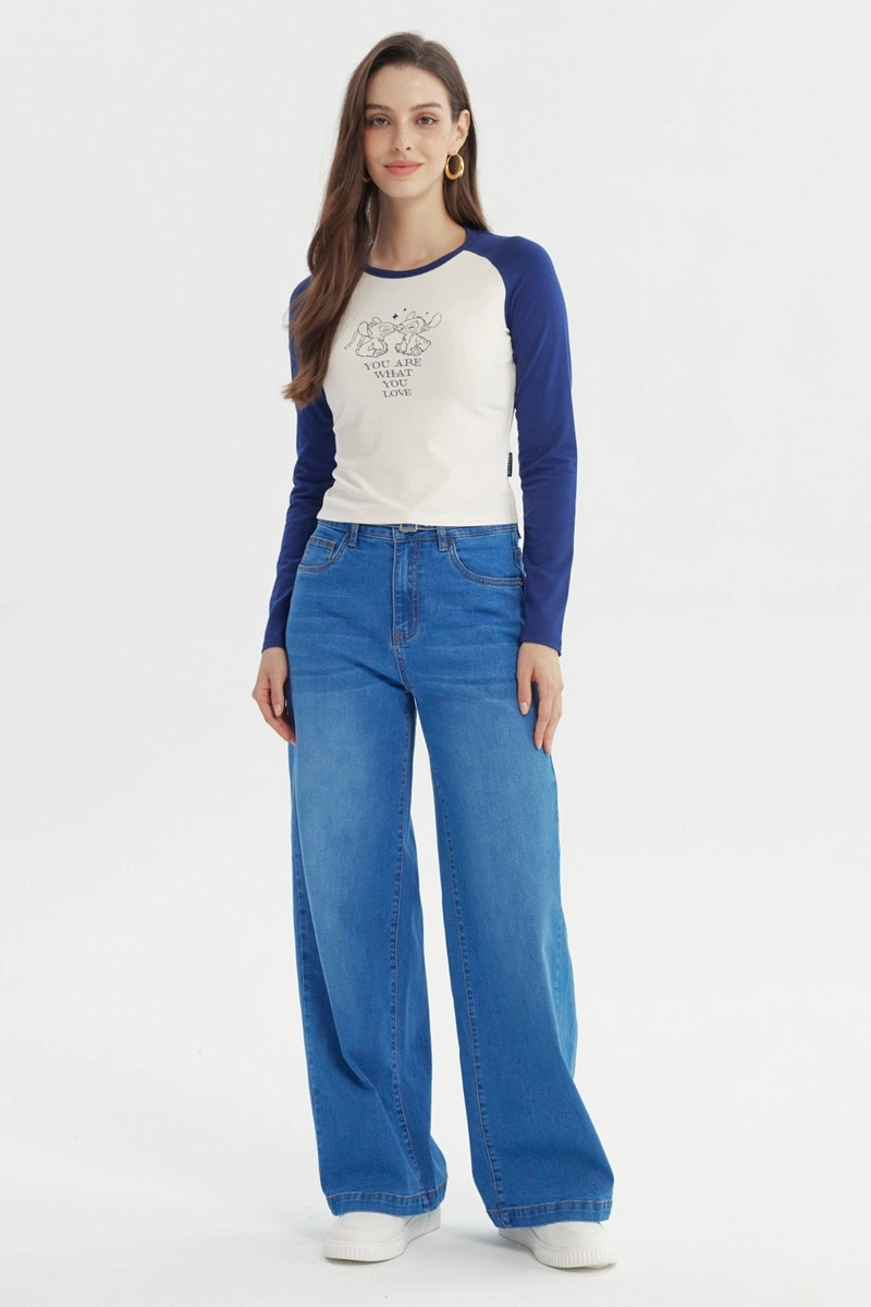 POLERA MUJER LILO & STITCH BEIGE - 4