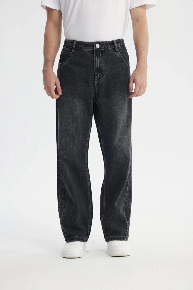 JEANS HOMBRE STRAIGHT GRIS - 1