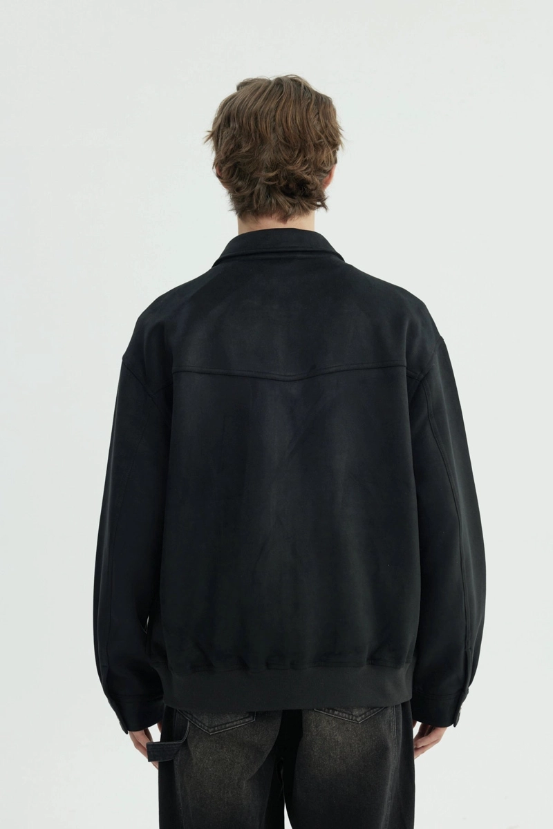 CHAQUETA HOMBRE OVERSIZE NEGRO - 2