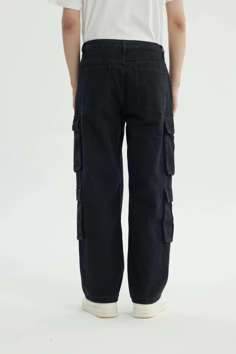 JEANS HOMBRE BAGGY NEGRO - 3
