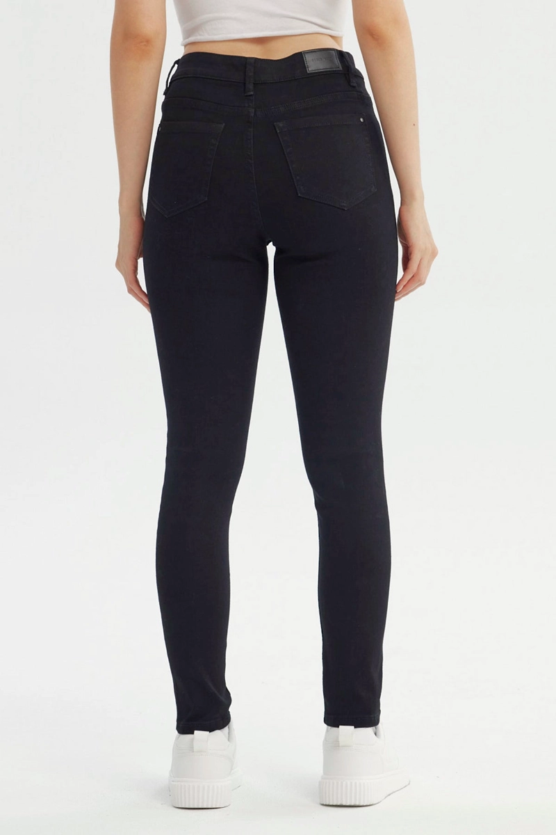 JEANS MUJER SUPERSKINNY NEGRO - 3