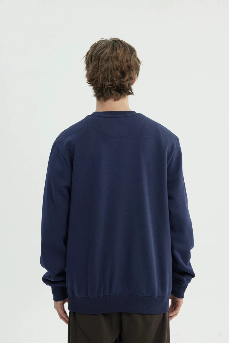 POLERON HOMBRE REGULAR AZUL MARINO - 3