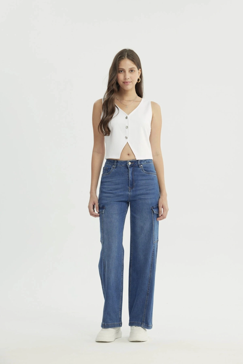 BLAZER MUJER SLIM BLANCO - 4