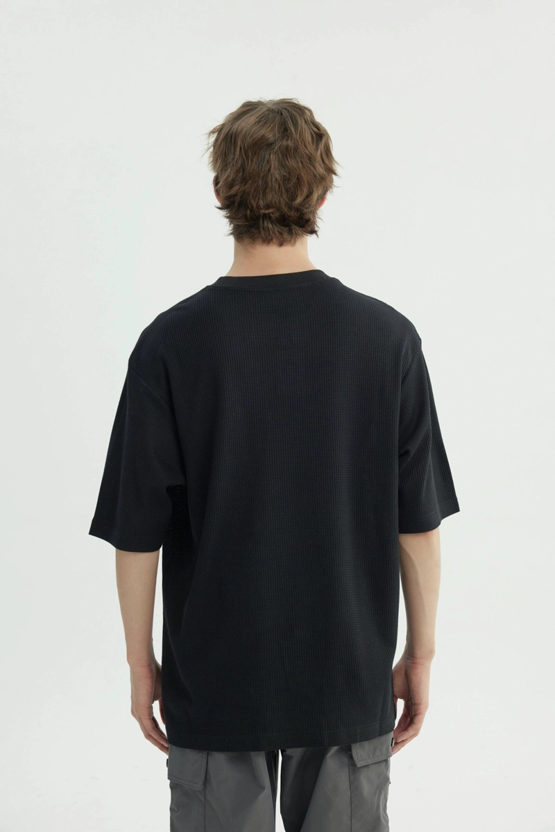 POLERA HOMBRE OVERSIZE NEGRO - 3