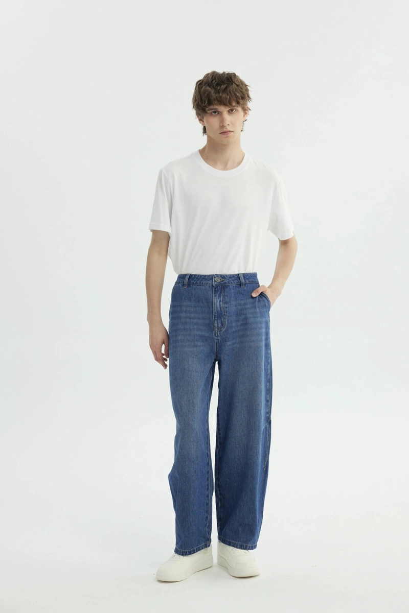 JEANS HOMBRE BAGGY AZUL - 4
