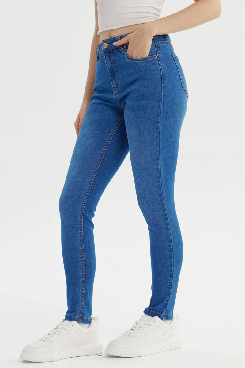 JEANS MUJER SUPER SKINNY ESTELA AZUL - 2