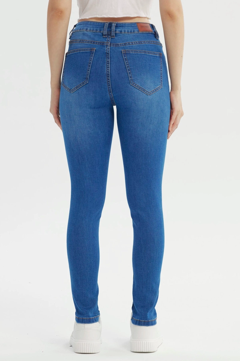 JEANS MUJER SUPER SKINNY ESTELA AZUL - 3