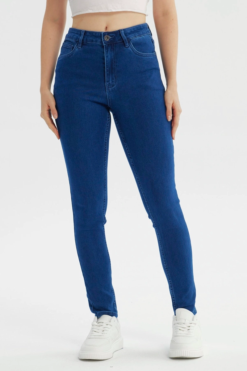 JEANS MUJER SUPERSKINNY AZUL - 1