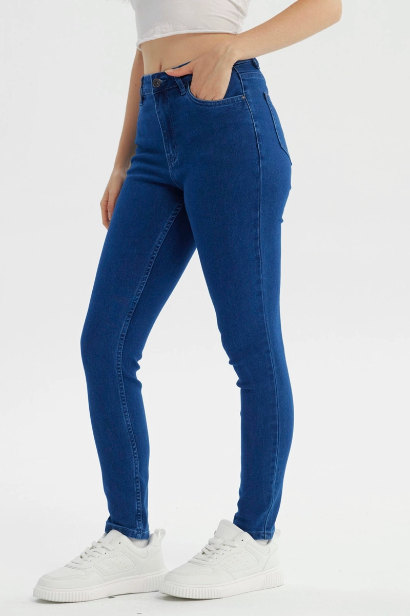 JEANS MUJER SUPERSKINNY AZUL - 2